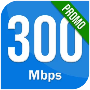 Speed 300 Mbps Promo