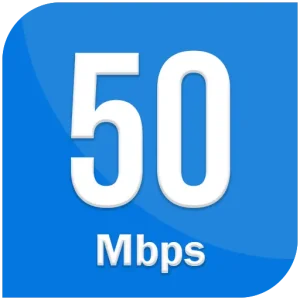 Speed 50 Mbps