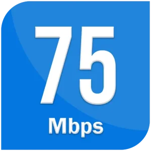 Speed 75 Mbps